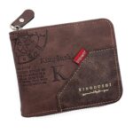 New Stylish Fashionable Hot Selling Retro Embossed Trend Zipper, PU Leather Multi Slot Coin, Card Holder Wallet for Men. - Image 4