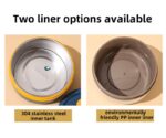 Japanese Style 14/21 oz SUS304 Portable Outdoor Party Camping Take Out Away Food Storage Containers Box Set Lids With Bag - Image 2
