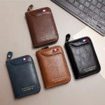 Stylish New High Quality Men’s Business Wallet, Trend Zipper Fashionable multi-function Card, Credit Card Holders for Men.