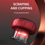 Meridian Tong Massage, Smart Body Scrap, Vacuum Cupping and Scraping Instrument Suction, Electric Breathing Heating Silicone Cupping Therapy Massager. - Image 9