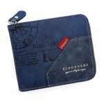 New Stylish Fashionable Hot Selling Retro Embossed Trend Zipper, PU Leather Multi Slot Coin, Card Holder Wallet for Men. - Image 6
