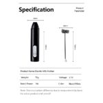 Handheld Rechargeable Electric Milk Frother - Image 6