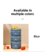 Japanese Style 14/21 oz SUS304 Portable Outdoor Party Camping Take Out Away Food Storage Containers Box Set Lids With Bag - Image 4